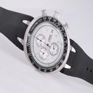Oris Motor Sport TT1 01 674 7521 4464-07 4 24 14 Blue Rubber Strap Midsize Round Watch