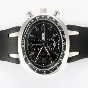 Oris Motor Sport TT1 01 674 7521 4464-07 4 24 14 Midsize Round Quartz Chronograph Watch