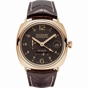 Panerai 10 Days GMT Oro Rosso Automatic Rose Gold Men's Watch PAM00497