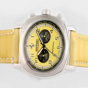 Panerai Ferrari Scuderia FER00011 Round Midsize Stainless Steel Case Watch