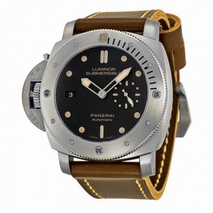 Panerai Luminor 1950 Black Dial Titanium Automatic Men's Watch PAM00569