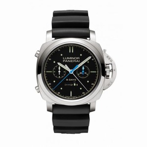Panerai Luminor 1950 Rattrapante 8 Days Black Dial Men's Watch 427