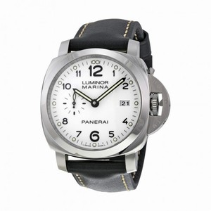 Panerai Luminor 1950 White Dial Automatic Men's Watch PAM00499