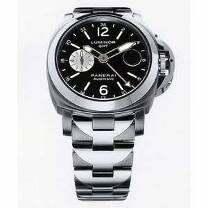 Panerai Luminor GMT Black Dial Stainless Steel and Titanium Men's Watch PAM00161