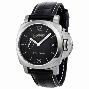 Panerai Luminor Marina 1950 Automatic Black Dial Stainless Steel Men's Watch PAM00392