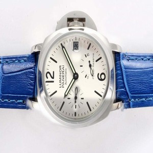 Panerai Luminor PAM 241 Stainless Steel Bezel Automatic White Dial Watch