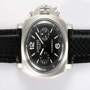 Panerai Luminor PAM00212 Black Dial Stainless Steel Case Round Watch
