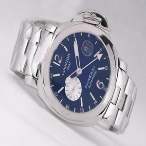 Panerai Luminor PAM00297 Stainless Steel Bezel Blue Dial Automatic Watch