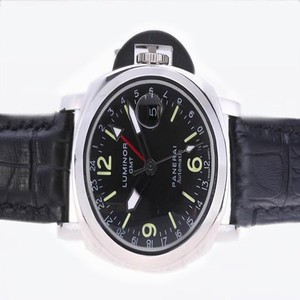Panerai Luminor PAM63 Black Dial Blue Rubber Strap 44mm Watch