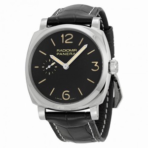 Panerai Radiomir 1940 Mechanical Black Dial Black Leather Men's Watch PAM00512