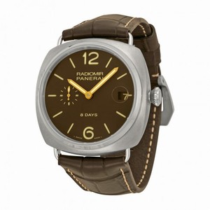 Panerai Radiomir 8 Days Brown Dial Men's Watch PAM00346