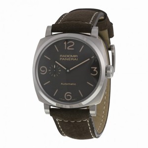 Panerai Radiomir Brown Dial Buffalo Leather Automatic Men's Watch PAM00619