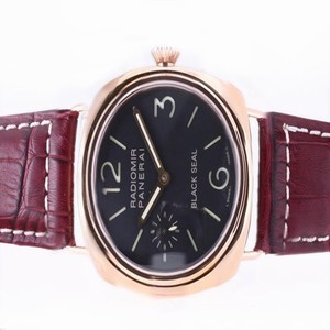 Panerai Radiomir PAM00309 47mm Midsize Purple Cow Leather Strap Watch