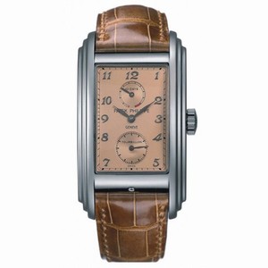 Patek Philippe 10 Day Tourbillion Rose Gold Dial Brown Leather Men's Watch 5101P