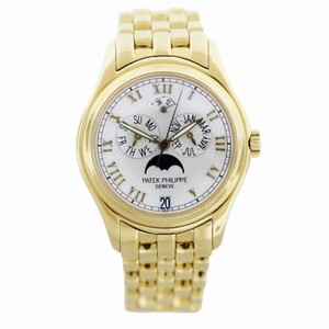 Patek Philippe Annual Calendar Moonphase White Dial Gold Stainless Steel Automatic Unisex Watch 5036-1J