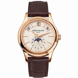 Patek Philippe Annual Calendar Opaline White Dial Men's Watch 5205R-001