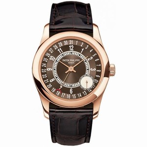 Patek Philippe Calatrava Brown Dial 18K Rose Gold Men's Watch 6000R-001
