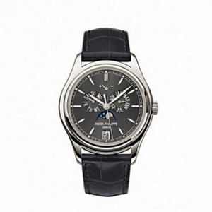 Patek Philippe Complications Automatic Moonphase Black Dial Men's Watch 5146P-001