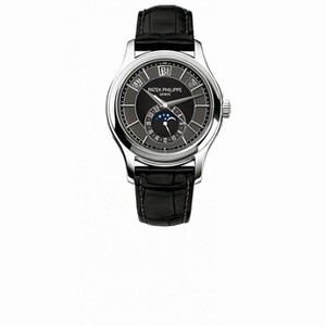 Patek Philippe Complications Mechanical Black and Grey Dial Men's Watch 5205G-010