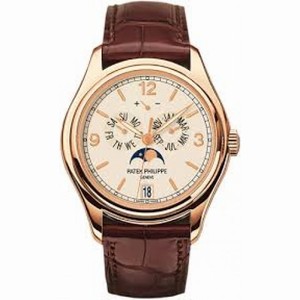 Patek Philippe Complications Moonphase Automatic 18 kt Rose Gold Men's Watch 5146R