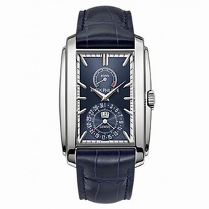 Patek Philippe Gondolo Matte Blue Dial 18K White Gold Men's Watch 5200G-001