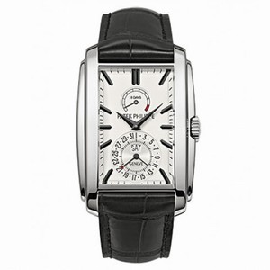 Patek Philippe Gondolo Silver White Dial 18K White Gold Men's Watch 5200G-010