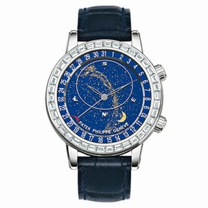 Patek Philippe Grand Complications Celestial 18K White Gold Diamond Men's Watch 6104G-001
