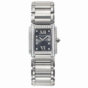 Patek Philippe Twenty-4 18kt White Gold Diamond Ladies Watch 4908-200G