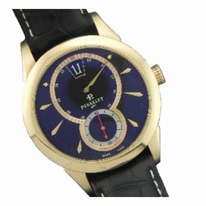 Perrelet Jumping Hour Black Leather Men's Watch A3009/5