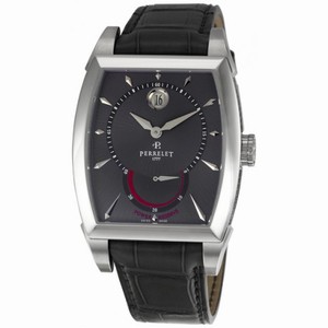Perrelet Power Reserve Grey Dial Automatic Men's Watch A1017-2