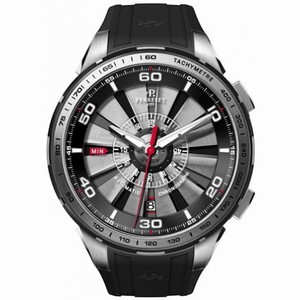 Perrelet Turbine Chrongraph Titanium Dial Automatic Men's Watch A1074-2