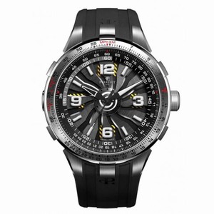 Perrelet Turbine Pilot Titanium Dial Automatic Men's Watch A1085-1