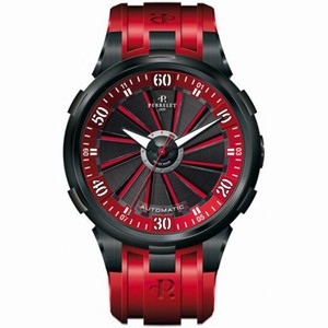 Perrelet XL Racing Black and Red Automatic Men's Watch A1051-6