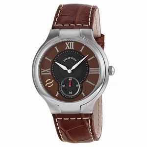 Philip Stein Brown Dial Brown Leather Men's Watch 42-BRN-ASDBR