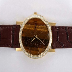 Piaget Altiplano 12252 Brown Dial Stainless Steel Case Round Watch