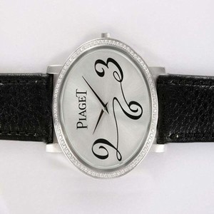 Piaget Altiplano G0A30107 Mens Black Crocodile Leather Strap Watch