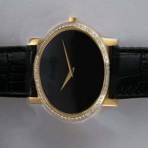 Piaget Altiplano G0A31135 Black Ostrich Leather Strap 38mm Mens Watch