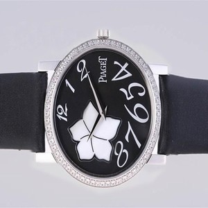 Piaget Altiplano G0A32077 Stainless Steel Case Round Black Dial Watch