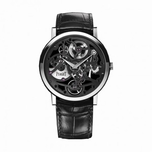 Piaget Altiplano Skeleton Dial Sapphire Crystal Case Back Automatic Men's Watch G0A40033