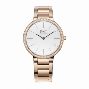 Piaget Altiplano White Dial 18K Rose Gold Automatic Ladies Watch G0A40108