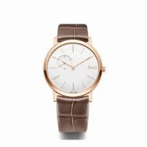 Piaget Altiplano White Dial 18kt Rose Gold Men's Watch G0A39105