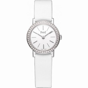 Piaget Altiplano White Dial White Satin Ladies Watch G0A36532