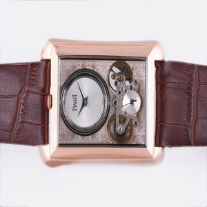 Piaget Black Tie Piaget Emperador Tourbillon Skeleton G0A30024 Rectangle Mens Automatic Watch