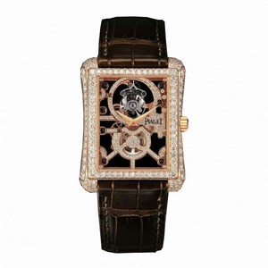Piaget Emperador 18K Rose Gold Diamond Men's Watch GOA31047