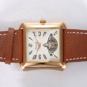 Piaget Emperador Coussin Tourbillon 11483 Automatic Mens Rectangle Watch