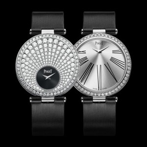 Piaget Limelight Twice Reversible 18Kt White Gold Diamond Ladies Watch GOA36237