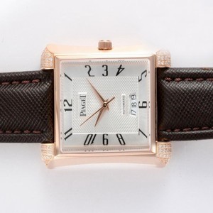 Piaget Upstream Upstream 2824 White Dial Rectangle Automatic Watch