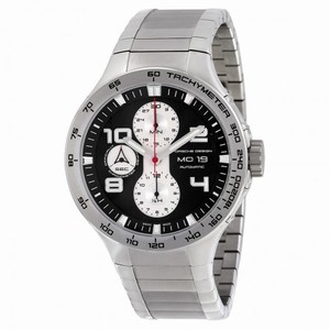 Porsche Design P'6340 Flat Six Chronograph Black Dial Stainless Steel Men's Watch 634041430251