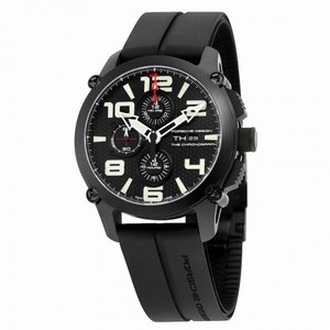 Porsche Design P'6930 Chronograph Automatic Black Dial Black Rubber Men's Watch 6930.13.46.1201