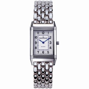 Jaeger LeCoultre Reverso White Dial Stainless Steel Ladies Watch Q2618110